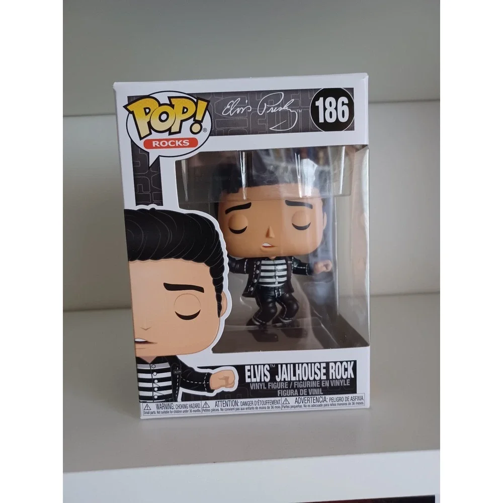 Elvis Presley Jailhouse Rock Music 186 Vinyl Figure Funko Pop Collectible